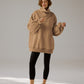 Oversized sweatshirt med rullkrage - Elegant komfort 